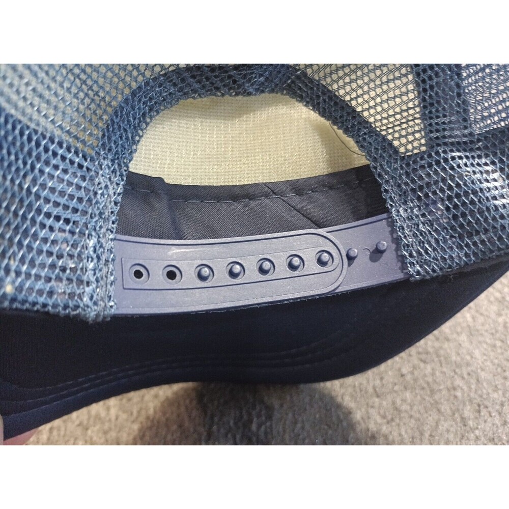 Bumble Hat Cap Trucker Unisex One Size Adjustable Blue Dating App New - Picture 13 of 14